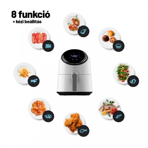 Lauben Hot Air Fryer 2500WT - Forró levegős fritőz Lauben Hot Air Fryer 2500WT - Forró levegős fritőz